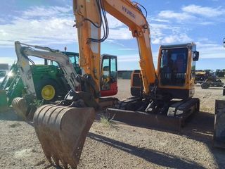 MINI EXCAVADORA HYUNDAI ROLEX 80CR - 9A.
