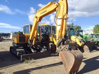 MINI EXCAVADORA HYUNDAI ROLEX 80CR - 9A.