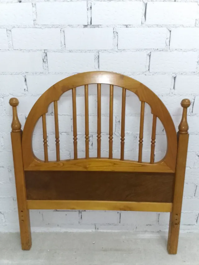 Cabecero y piecero cama 90 madera
