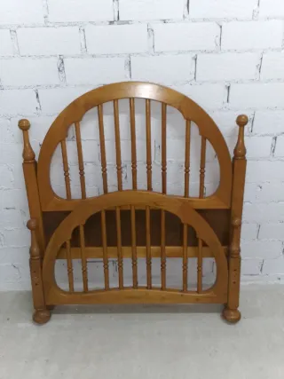 Cabecero y piecero cama 90 madera