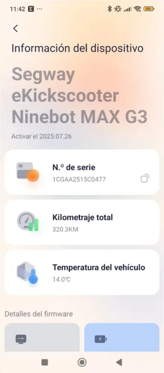 Patinete Segway MAX G3 E