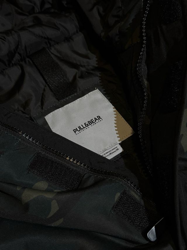 Abrigo Canguro Militar Camuflaje Pull&Bear