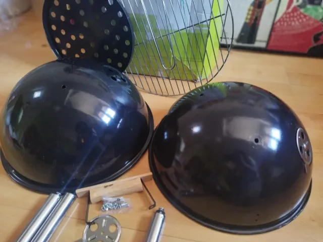 Barbacoa Carbón Portátil + Accesorios