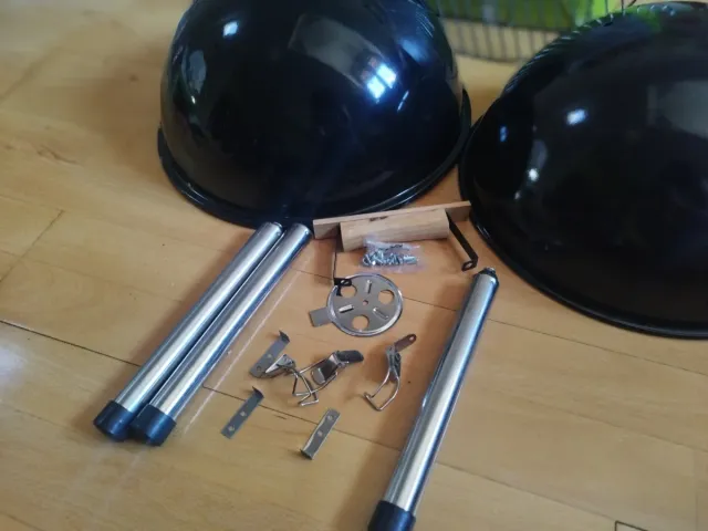 Barbacoa Carbón Portátil + Accesorios