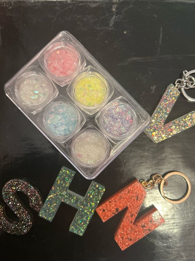 Lote brillantinas para manualidades