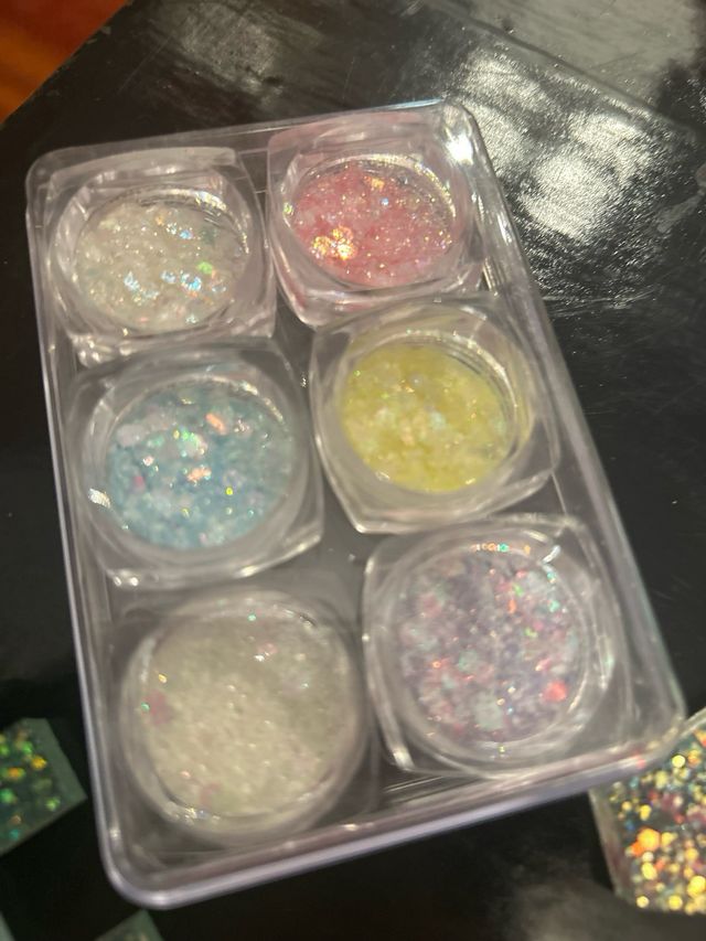 Lote brillantinas para manualidades