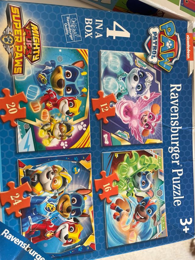 Lote 5 Puzzles +3 años