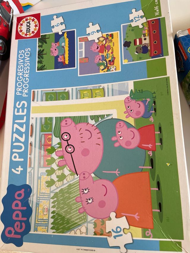 Lote 5 Puzzles +3 años