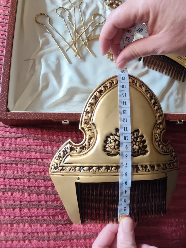 Aderezo Fallera Color dorado y Marrón