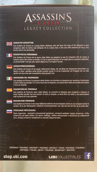 Busto Ezio Auditore Assassin's Creed Legacy Bronze