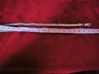 Pulsera Plata Ley Trenzada