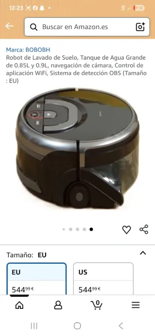 Robot aspirador y fregasuelos ILIFE Shinebot W400