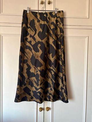 Conjunto Falda y Camisa Zara Estampado