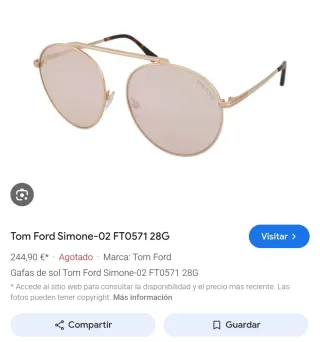 Gafas Tom Ford Simone 02 Mujer