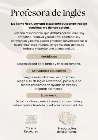 Profesora de inglés