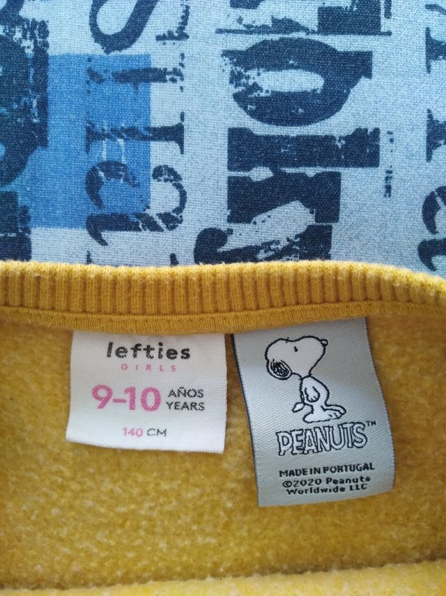 Sudadera Snoopy amarilla