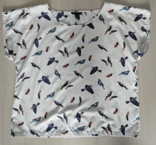Blusa H&M pájaros
