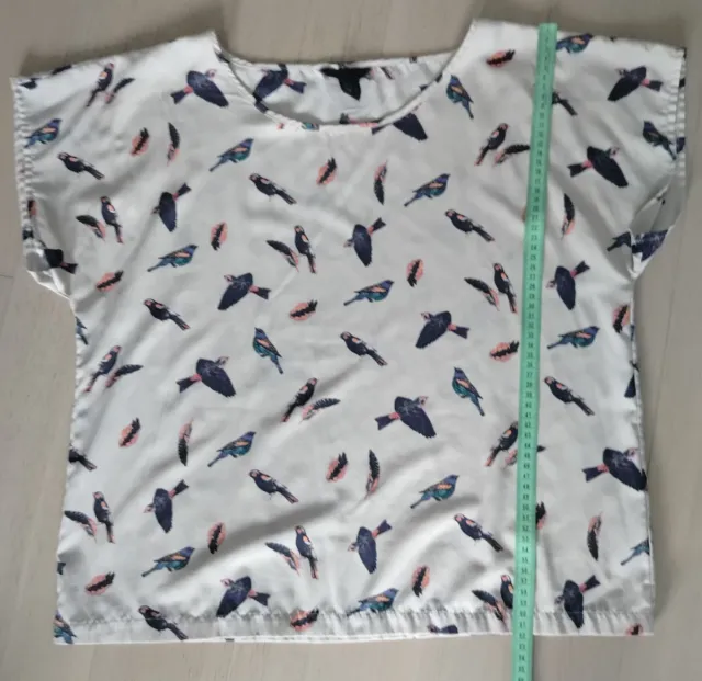 Blusa H&M pájaros