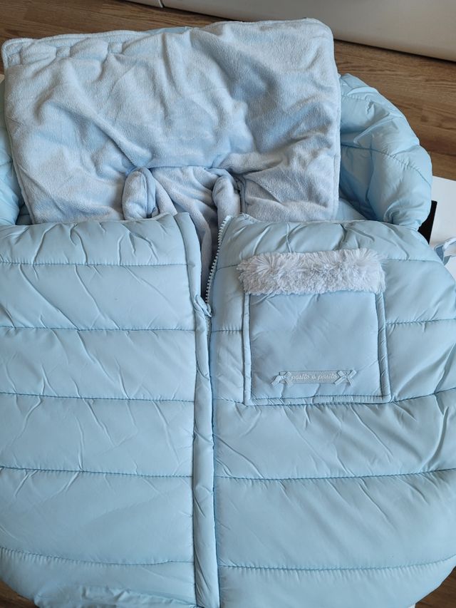 Funda saco de invierno, grupo 0, Pasito a pasito