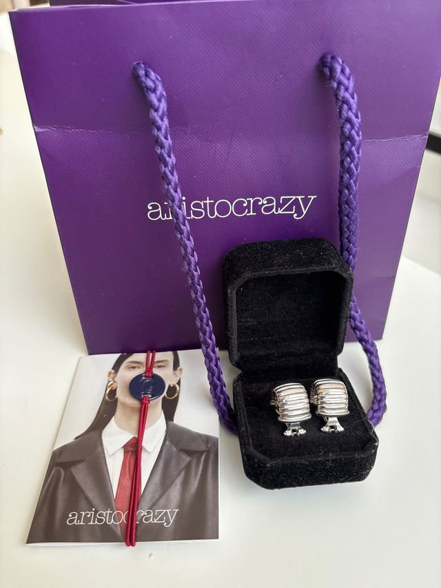 Pendientes Aristocrazy Tubogas Plata 40% descuento