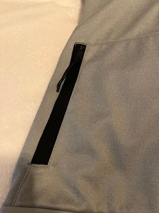 Sudadera Superdry gris con cremallera