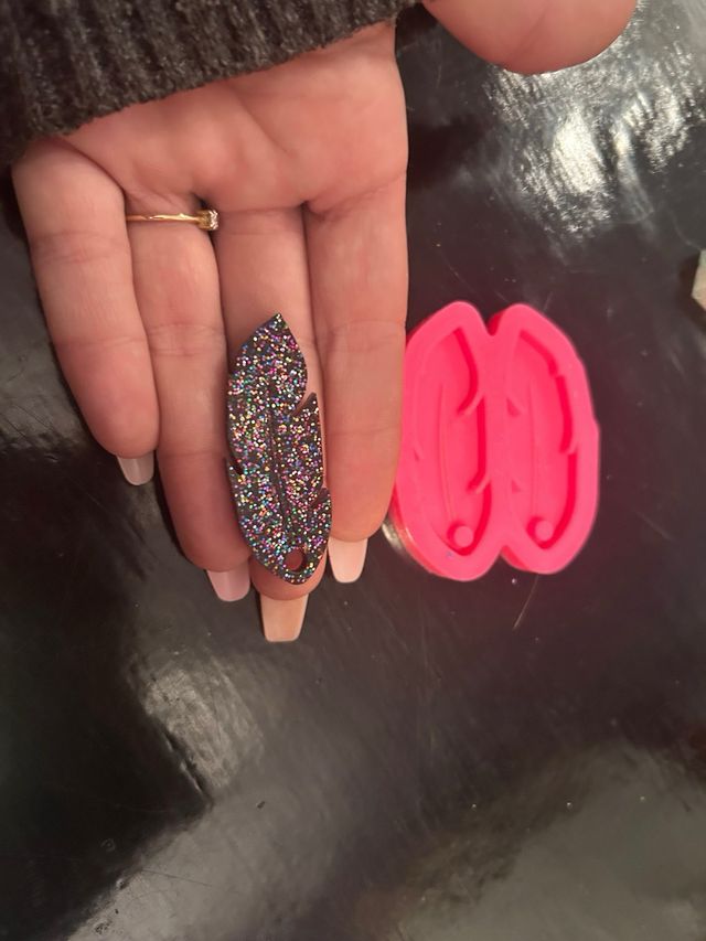 Molde de silicona para pendientes