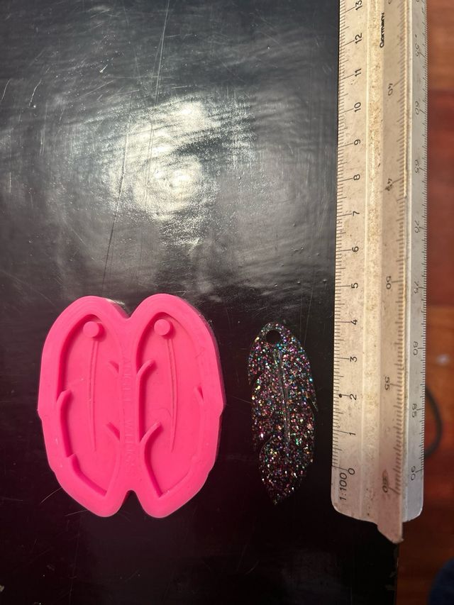 Molde de silicona para pendientes