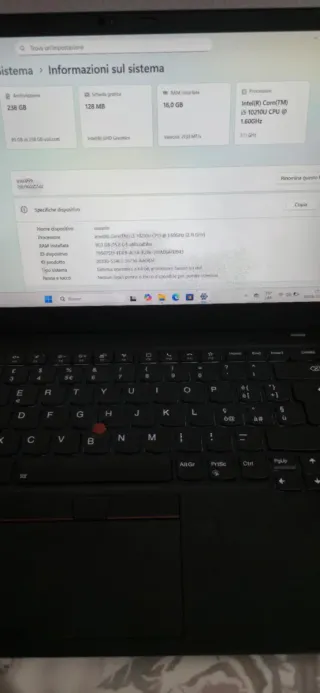 Lenovo ThinkPad X1 Carbon Gen 8 i5-10th 16GB 256GB