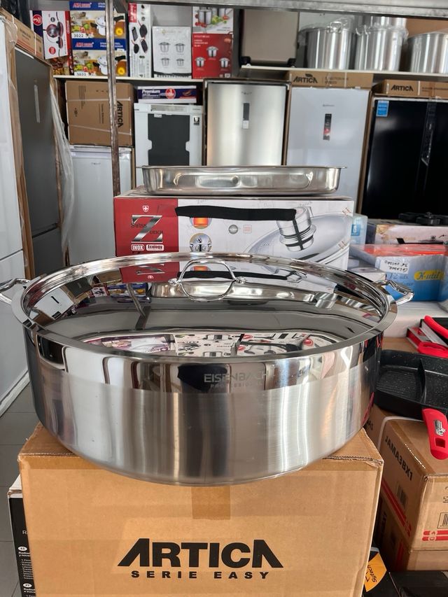 Olla Cacerola Acero Inoxidable 32L