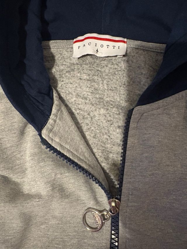 Tuta ragazzo grigia con logo taglia 16 anni cm 170