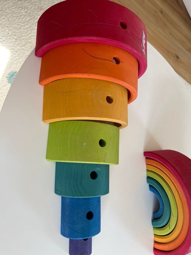 Arcoíris Waldorf Doble