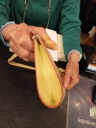 Borsa in pelle Salvatore Ferragamo beige