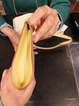 Borsa in pelle Salvatore Ferragamo beige