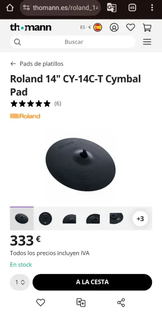 Roland CY-14C-T V-Crash