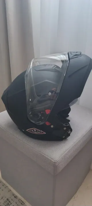 Casco de moto SMK negro