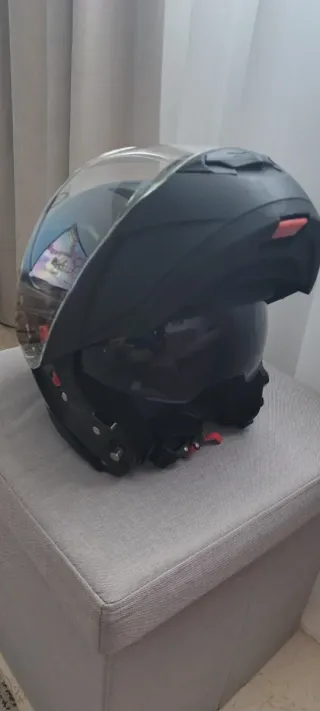 Casco de moto SMK negro