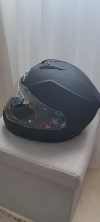 Casco de moto SMK negro