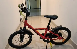 Bicicleta Btwin 16' Roja Aluminio