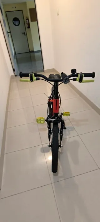 Bicicleta Btwin 16' Roja Aluminio