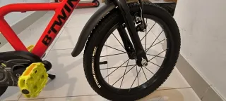 Bicicleta Btwin 16' Roja Aluminio