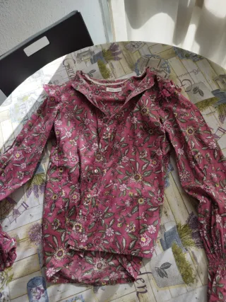 Camisa estampada mujer