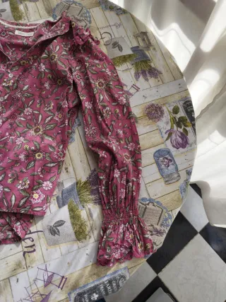 Camisa estampada mujer