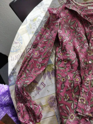 Camisa estampada mujer