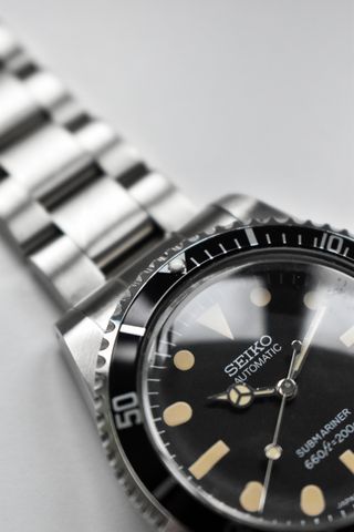 Seiko Submariner NH35 Mod Automático Vintage