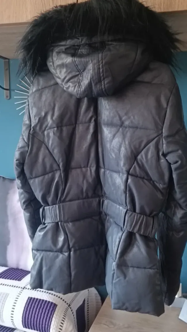 Abrigo Salsa Azul Marino  Mujer L, 40-42