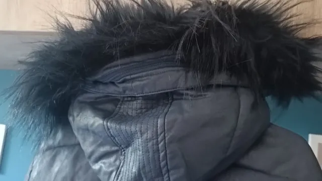 Abrigo Salsa Azul Marino  Mujer L, 40-42