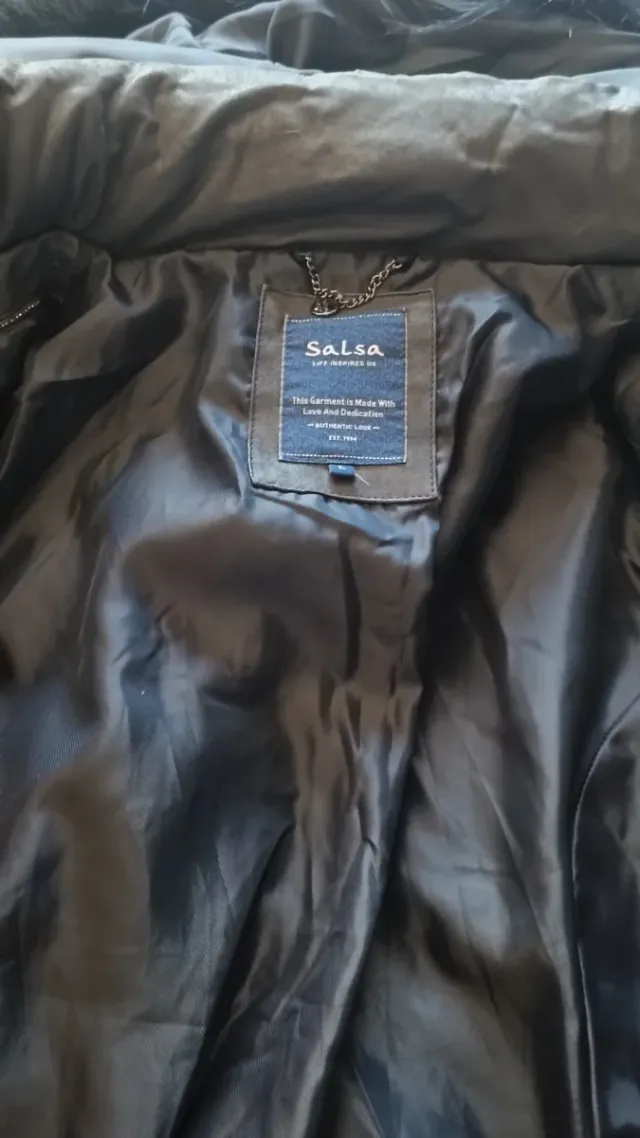 Abrigo Salsa Azul Marino  Mujer L, 40-42