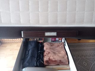 CANAPÉ 170 € + COLCHÓN VISCOELÁSTICA 50 €