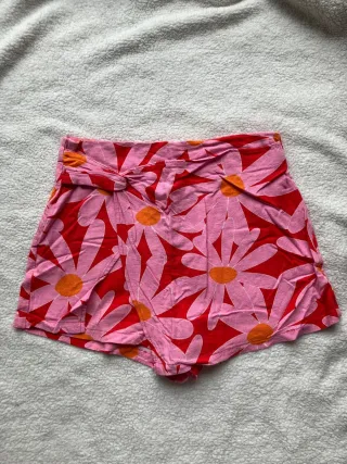 Falda corta floral M