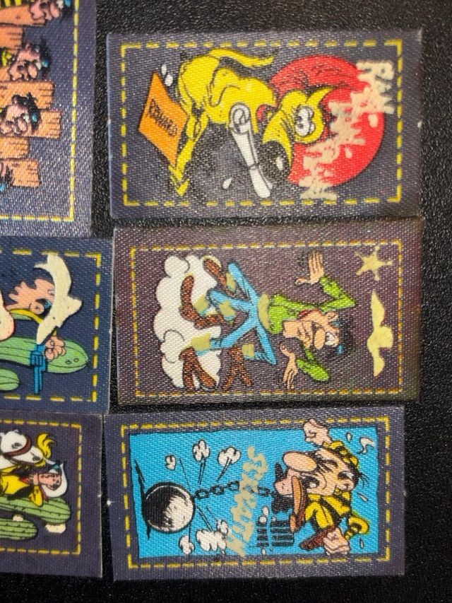 Pegatinas Tela Lucky Luke Relieve